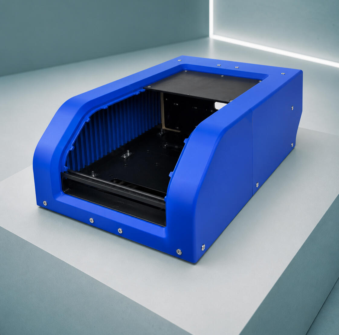 Machine Enclosure Prototype : Custom 3D-printed machine casing for prototyping, protection, and small-batch production.